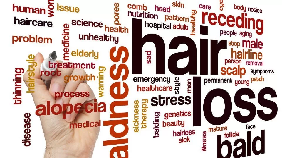 Hair loss, some common causes.